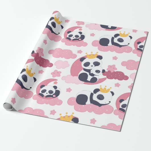 Panda Lover | Ich werde als Panda genannt Geschenkpapier (Ungerollt)