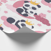 Panda Lover | Ich werde als Panda genannt Geschenkpapier (Ecke)