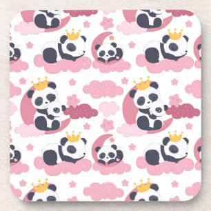 Panda Lover Ich werde als Panda genannt Getränkeuntersetzer