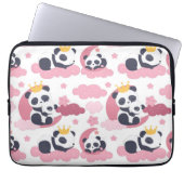 Panda Lover | Ich werde als Panda genannt Laptopschutzhülle (Vorderseite)