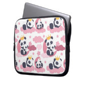 Panda Lover | Ich werde als Panda genannt Laptopschutzhülle (Vorderseite Links)