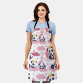 Panda Lover | Ich werde als Panda genannt Schürze (Getragen)