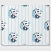 Panda Lover Life Is Better With A Panda Geschenkpapier (Flach)