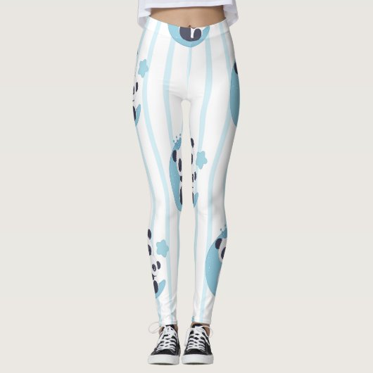 Panda Lover Life Is Better With A Panda Leggings (Vorderseite)