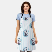 Panda Lover Life Is Better With A Panda Schürze (Getragen)