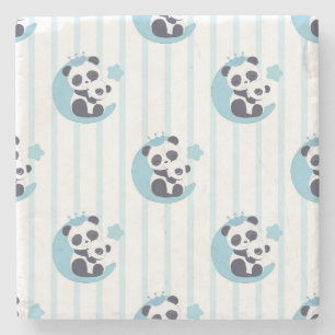Panda Lover Life Is Better With A Panda Steinuntersetzer