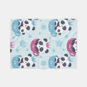 Panda Lover | The Panda Is A Nasty Animal Fleecedecke (Vorderseite (Horizontal))
