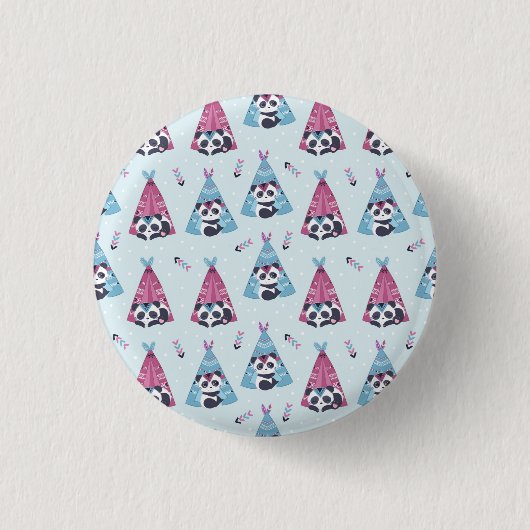 Panda Lover To Be Like Panda Button (Vorderseite)