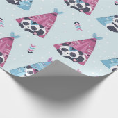 Panda Lover To Be Like Panda Geschenkpapier (Ecke)
