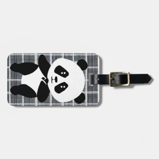 Panda Luggage Tage Gepäckanhänger (Vorderseite horizontal)