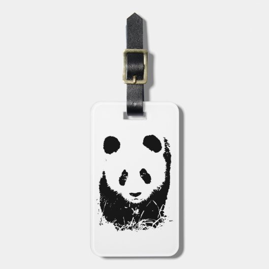 Panda Luggage Tags Gepäckanhänger (Vorderseite vertikal)