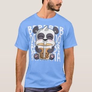 Panda lustige niedliche Kawaii Anime Panda Drink B T-Shirt