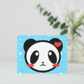 Panda Luv! Postkarte (Stehend Vorderseite)