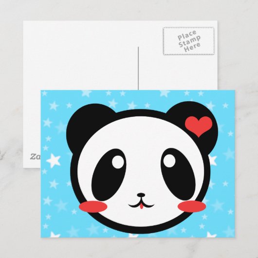 Panda Luv! Postkarte (Vorne/Hinten)