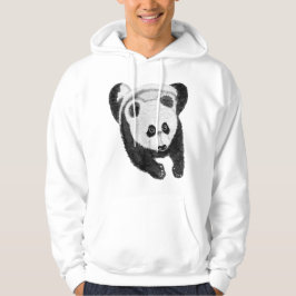 Panda lying down hoodie