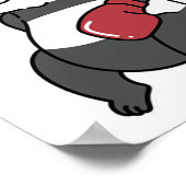 Panda macht Boxing Poster (Ecke)