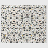 Panda Magic: Adorable Wrapping Paper Design Geschenkpapier (Flach)