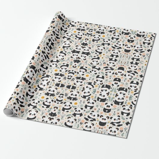Panda Magic: Adorable Wrapping Paper Design Geschenkpapier (Ungerollt)