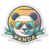 Panda Magie in jedem Aufkleberblatt Aufkleber (Vorderseite)