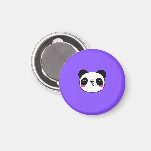 Panda Magnet (Vorderseite/Rückseite)