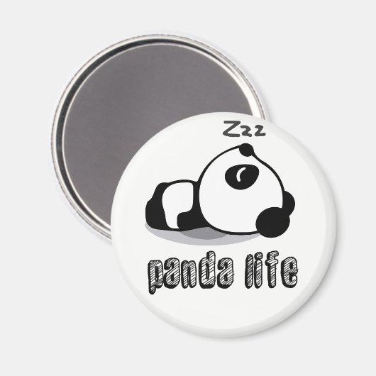 Panda-Magnet Magnet (Vorderseite/Rückseite)