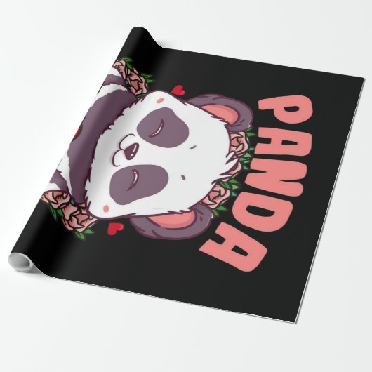 Panda-Mama | Geschenk für die eigentümerische Pand Geschenkpapier (Ungerollt)