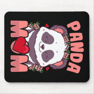 Panda-Mama Geschenk für die eigentümerische Pand Mousepad