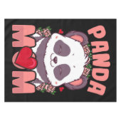 Panda-Mama | Geschenk für die eigentümerische Pand Tischdecke (Vorderseite (Horizontal))