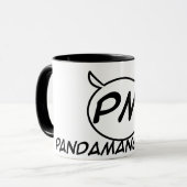 Panda Manga Tasse (Vorderseite Links)