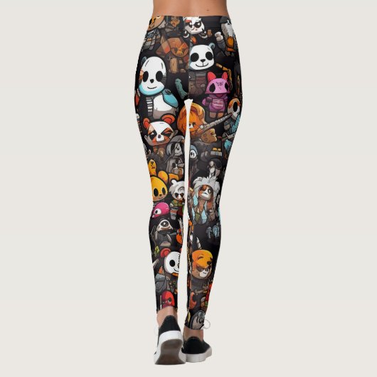 Panda Mania Leggings (Rückseite)