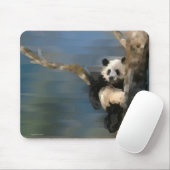 Panda-Mausunterlage Mousepad (Mit Mouse)