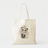 Panda Milshake Drink Tote Bag Tragetasche (Vorne)