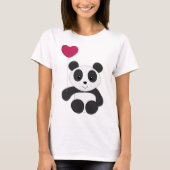 Panda mit Ballon T-Shirt (Vorderseite)