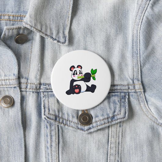 Panda mit Bamboo Button (Beispiel)