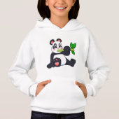 Panda mit Bamboo Hoodie (Vorderseite)
