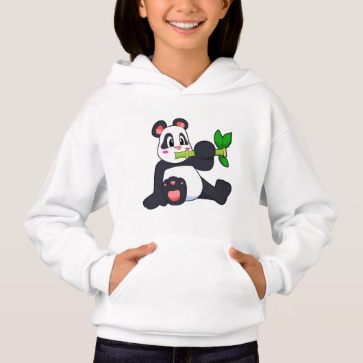 Panda mit Bamboo Hoodie (Vorderseite)