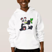 Panda mit Bamboo Hoodie (Vorderseite)