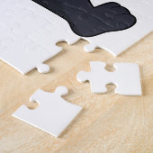 Panda mit Bamboo Puzzle (Seite)