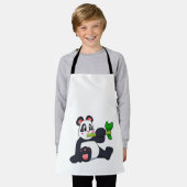 Panda mit Bamboo Schürze (Getragen)