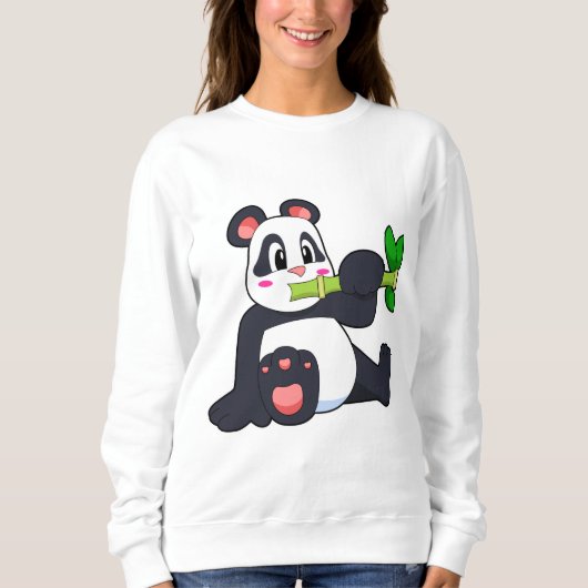 Panda mit Bamboo Sweatshirt (Vorderseite)