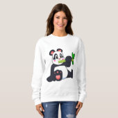 Panda mit Bamboo Sweatshirt (Vorne ganz)