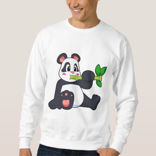 Panda mit Bamboo Sweatshirt (Vorderseite)