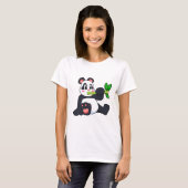 Panda mit Bamboo T-Shirt (Vorne ganz)