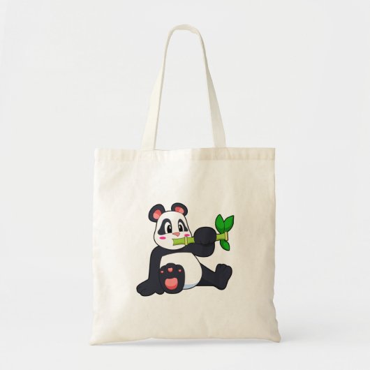 Panda mit Bamboo Tragetasche (Vorne)