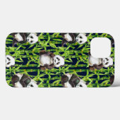 Panda mit Bambus Wasserfarbmuster Case-Mate iPhone Hülle (Rückseite (Horizontal))