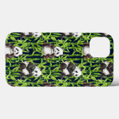 Panda mit Bambus Wasserfarbmuster Case-Mate iPhone Hülle (Rückseite (Horizontal))