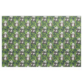 Panda mit BambusAquarell-Muster Stoff (Fat Quarter (45,7 x 55,9 cm))