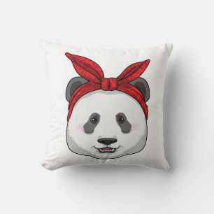 Panda mit Bandana Kissen