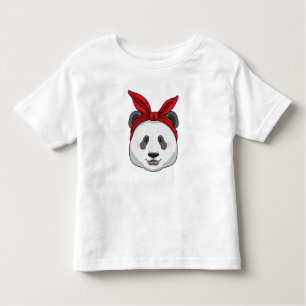 Panda mit Bandana Kleinkind T-shirt