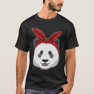 Panda mit Bandana T-Shirt